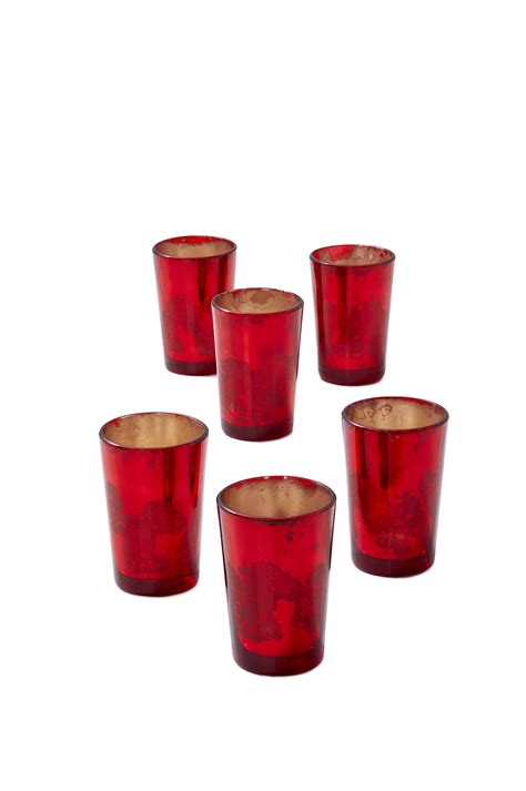 These Mid Sized Antique Inspired Votives Are Crafted Of Mercury Glass