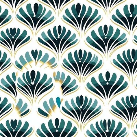 Download Green And Gold Leaf Pattern On White Background Patterns Online Creative Fabrica