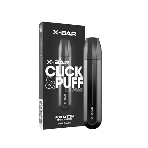 X BAR Click Puff Kit Solo BLACK Jwell Store Lons