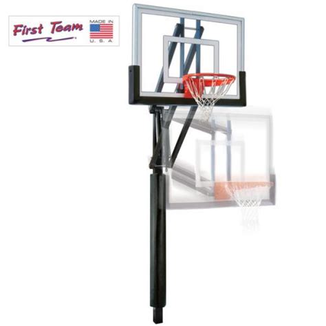 Vector™ In Ground Adjustable Basketball Goal | First Team | DH Distribution