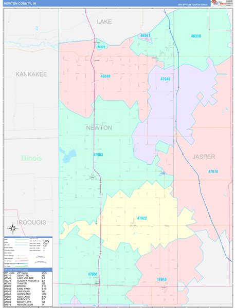 Maps of Newton County Indiana - marketmaps.com