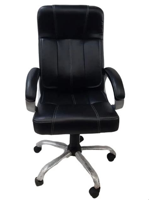 Rexine High Back Black Office Boss Chair Fixed Arm At Rs In Pune