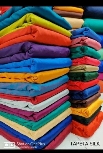 Multicolor Tapeta Silks Fabric At Rs Meter In Surat Id