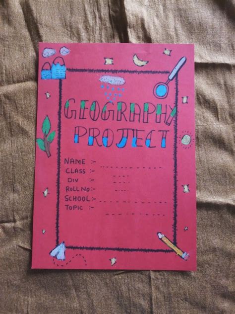 Geography Project Cover Page