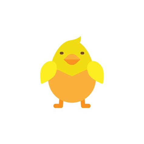 Easter Chick Vector Icon 22765697 Vector Art At Vecteezy