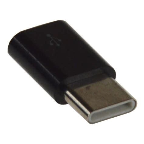 Adapter USB Micro Gniazdo Wtyk USB Type C Czarny Zakupy Na Wymiar