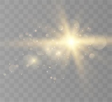 Premium Vector Gold Light Shining From Darkness Background Sparkles