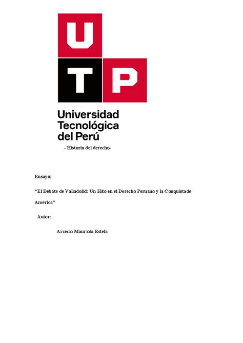 Ensayo sobre el debate de los justos títulos o el debate de valladolid