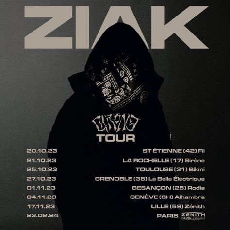 Ziak en concert au Zénith de Paris en février 2024 Sortiraparis