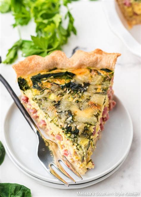 Ham And Spinach Quiche