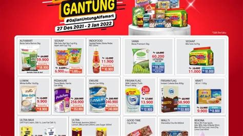 PROMO Alfamart Berlaku Hingga 2 Januari 2022 Ada Beli 1 Gratis 1