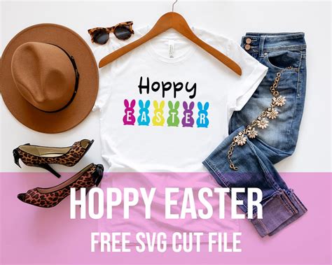 Hoppy Easter Free Svg Cut File Craft With Catherine