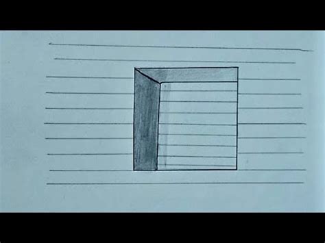 How To Draw A Step In Line Paper Easy 3D Trick 3ddrawing 3DPaperDrawing