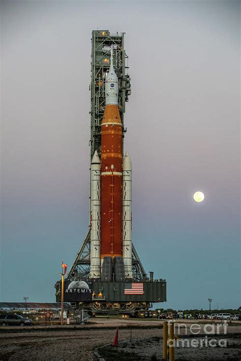 Artemis I Mission Wet Dress Rehearsal Rollout By Nasascience Photo Library