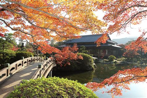 長府庭園の紅葉情報 紅葉名所2018 ウォーカープラス