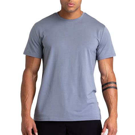 Good Price Breathable Cotton Spandex Men S Regular Fit Short Sleeve