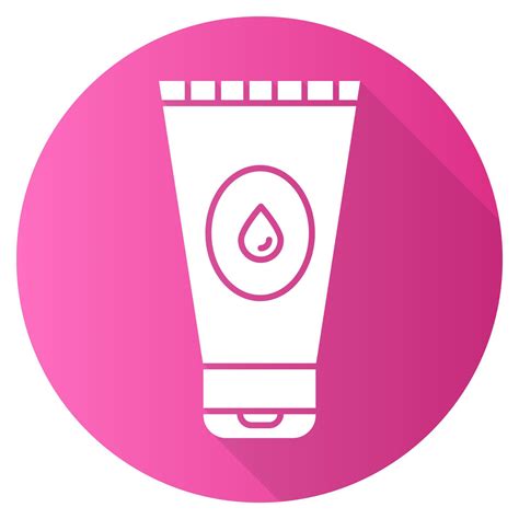 Water Based Lubricant Pink Flat Design Long Shadow Glyph Icon Male