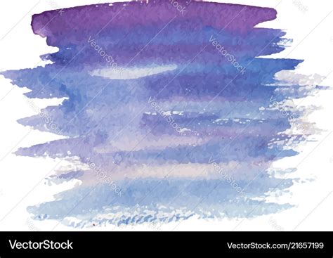 Abstract watercolor brush strokes Royalty Free Vector Image