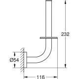 Uchwyt Na Zapasowy Papier Toaletowy Essentials 40385001 Grohe