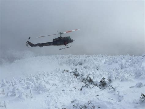 Mountain rescue equipment used by a search and rescue team