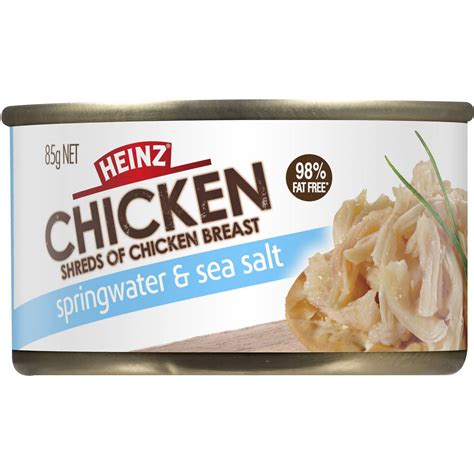 Heinz Chicken Shredded Springwater 85g Woolworths