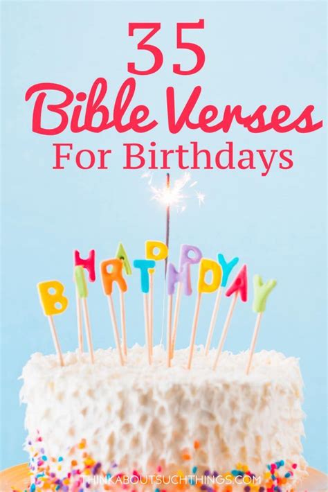 37 Best Bible Verses For Birthdays With Images Artofit