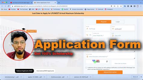 How To Fill LPU Nest Application Form With 100 Scholarship In 2024