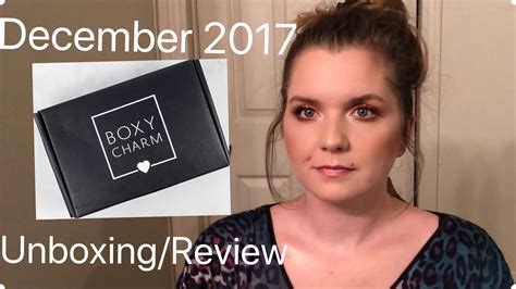 December 2017 Boxycharm Unboxing Review YouTube