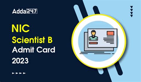 NIELIT NIC Admit Card 2023 Out Hall Ticket Link Nielit Gov In