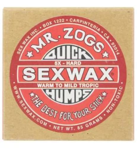 Parafina Sex Wax Quick Humps 5x Vermelha Quente Mercadolivre