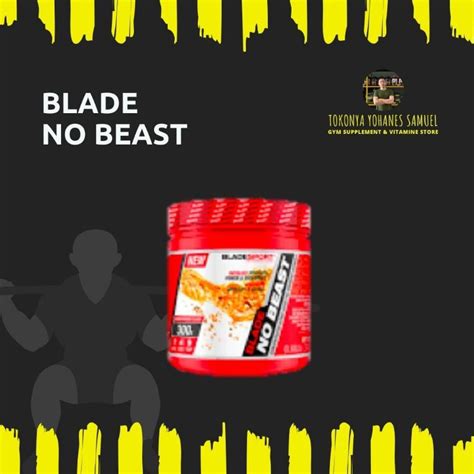 Jual Blade No Beast 28 Serving Pre Workout Made In Europe Shopee