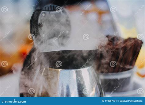 Steam Of The Kettle Stock Image Image Of Boil White 110357731