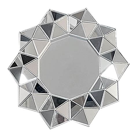 piece starburst wall mirror set