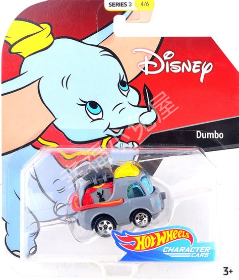 Hot Wheels Disney Character Cars Mickey Minnie Mouse Ariel Anna Elsa Captain Hook Timon Pluto