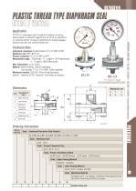 Diaphragm Seal With Threaded Connection DT VDT114 Golden Mountain