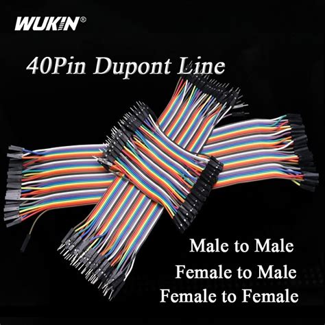 40PIN 10CM 20CM 30CM 40CM Dupont Line Male To Male Female To Male