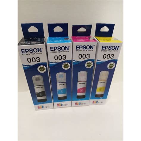 Original Genuine Epson 003 Ink Bottle For L3110 L3210 L3150 L3250 L5190 L5290 L1110 L1210