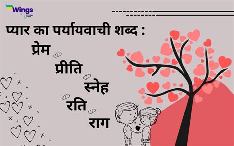 Pyar Ka Paryayvachi Shabd : प्रेम, प्रीति, स्नेह, रति, राग - Leverage Edu