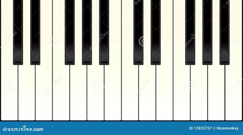 Clavier De Piano Illustration De Vecteur Illustration Du Clés 12823737