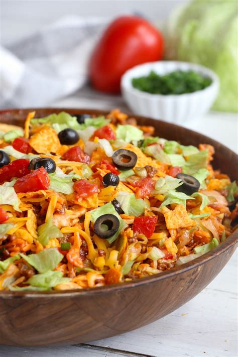 Dorito Taco Salad Bitz And Giggles