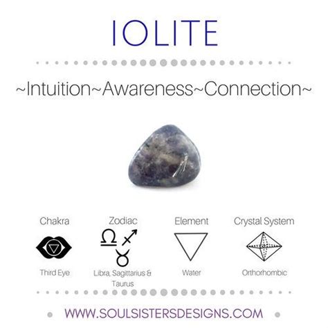 Iolite Metaphysical Healing Properties Soul Sisters Designs