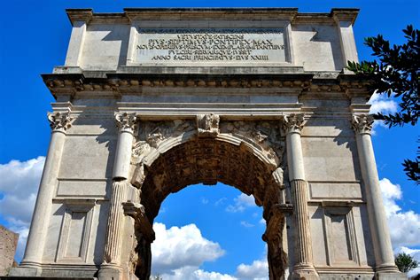 Roman Triumphal Arch Of Titus