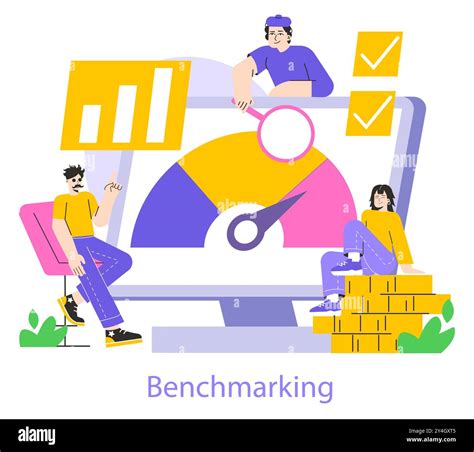 Benchmarking Concept Team Analyzes Performance Metrics Alongside Best