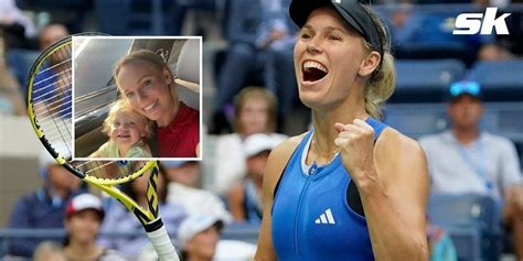 "Wanted to be like mommy" - Caroline Wozniacki on daughter Olivia imitating her doing yoga