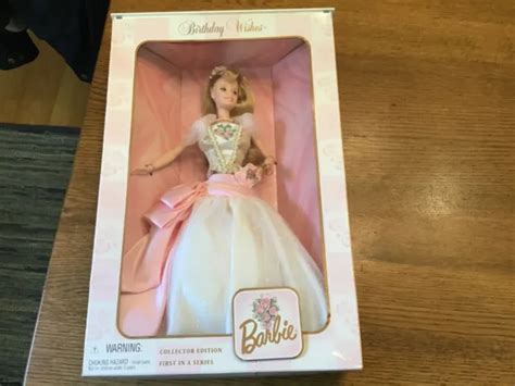 BIRTHDAY WISHES BARBIE Doll 1st In Series Collector Edition Mattel