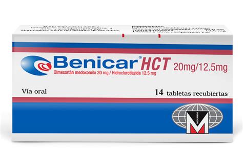 Benicar Hct 20mg125mg Tabletas Via Oral