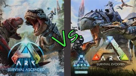 Ark Survival Evolved Vs Ark Survival Ascended Youtube