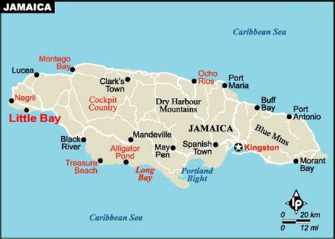 Lucea Jamaica Map | DNSSOUZA