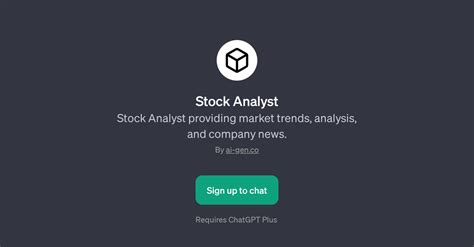 Stock Analyst Tool Information & Alternatives - Cloudbooklet