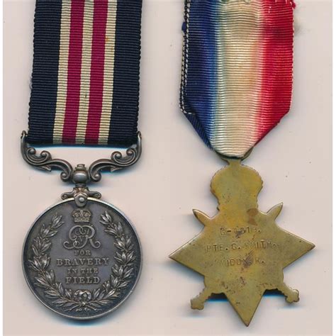 First World War Military Medal Bravery In The Field To L Sjt G